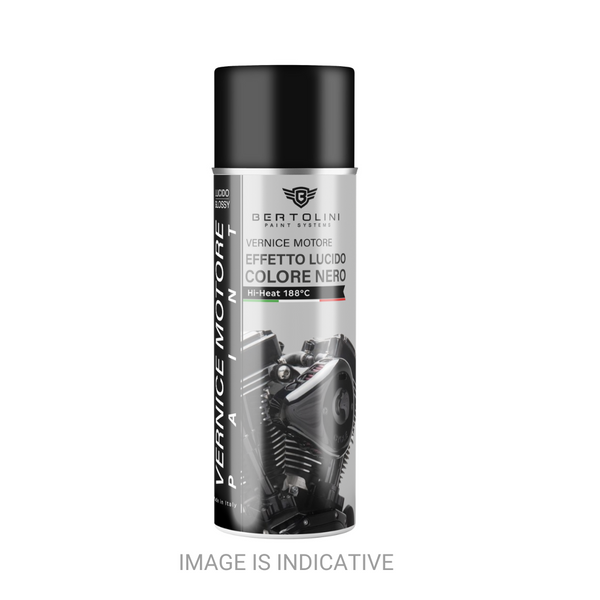 GLOSSY BLACK Spray High Temperature Engine Resistant To Petrol