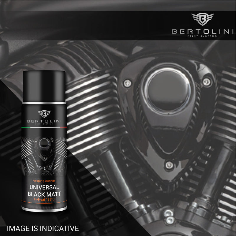 MATT BLACK Spray High Temperature Engine Resistant To Petrol